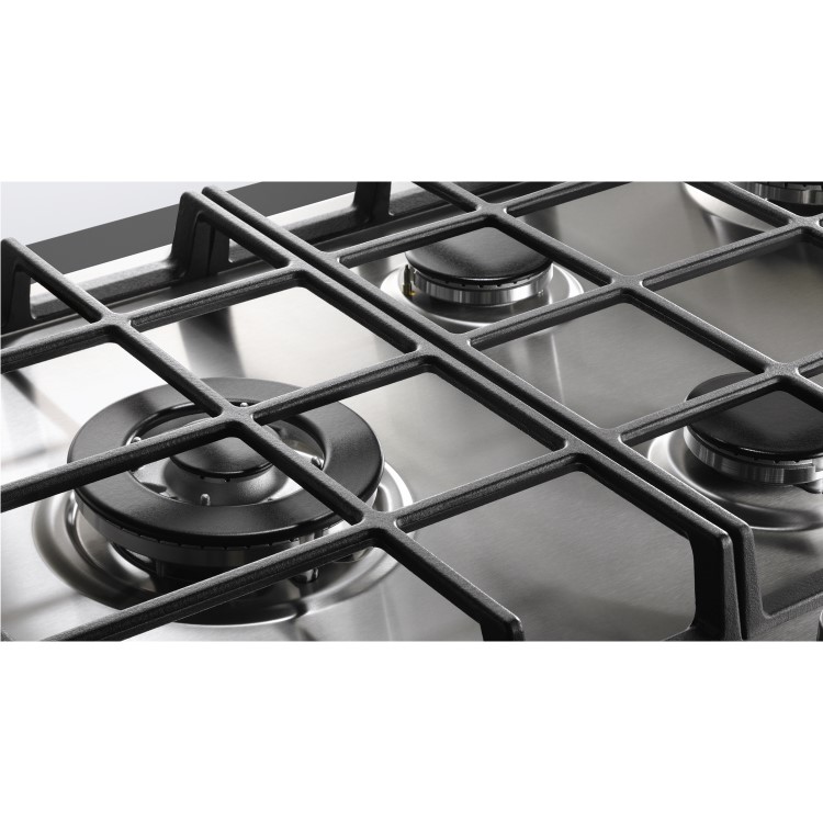 AEG HG75SY5451 75cm Five Burner Gas Hob Stainless Steel
