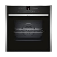 Refurbished Neff N70 B17CR32N1B 60cm Single Built In Electric Oven Stainless Steel