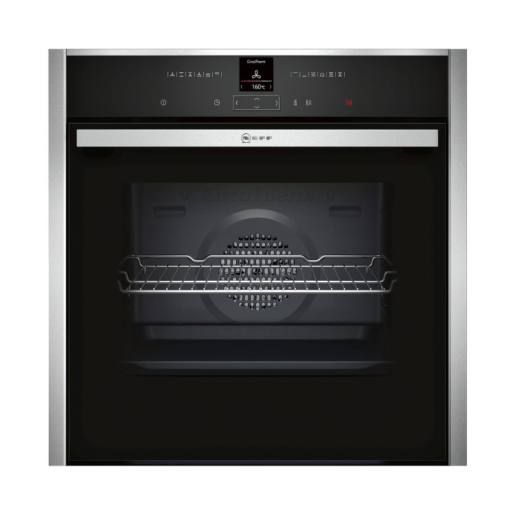 Refurbished Neff N70 B17CR32N1B 60cm Single Built In Electric Oven Stainless Steel