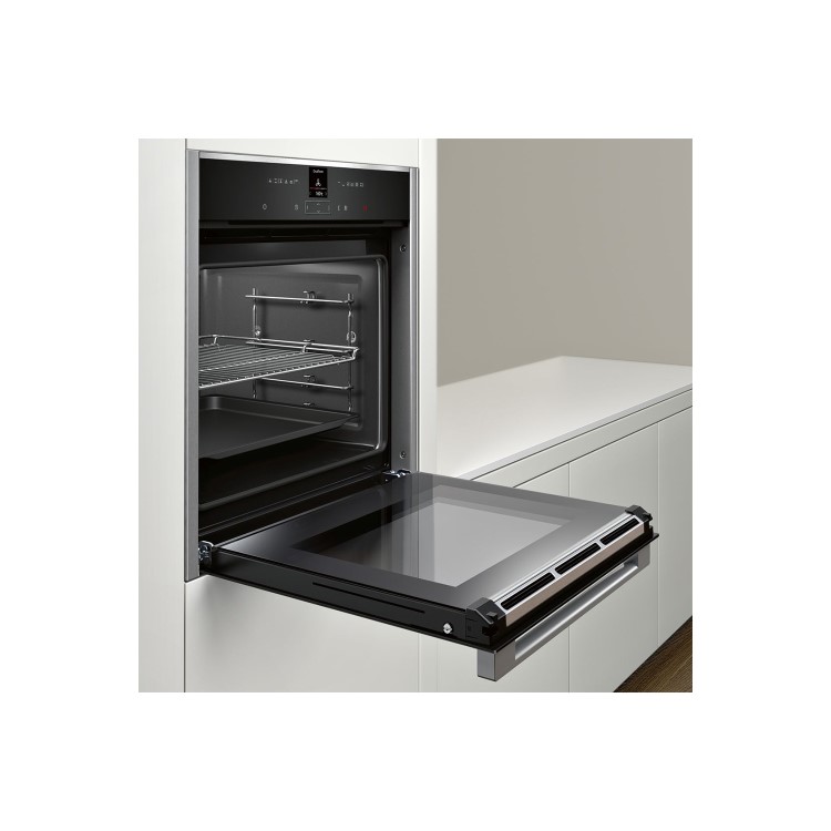 Refurbished Neff N70 B17CR32N1B 60cm Single Built In Electric Oven Stainless Steel