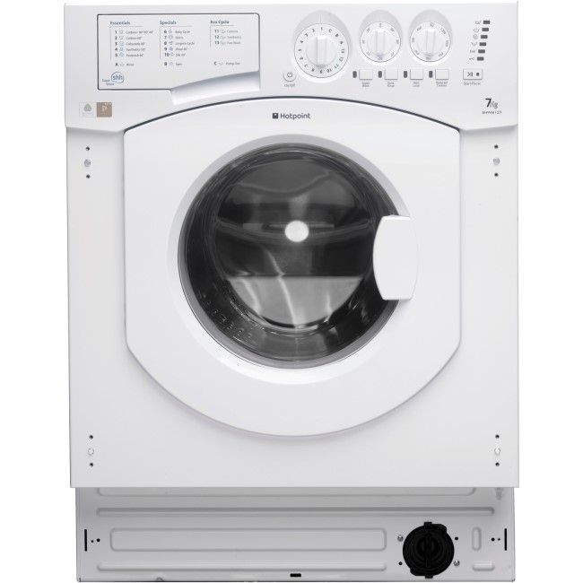 Hotpoint BHWM129 7kg 1200rpm Integrated Washing Machine