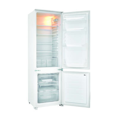 Fridgemaster MBC55275 54cm Wide 70-30 Integrated Upright Fridge Freezer - White