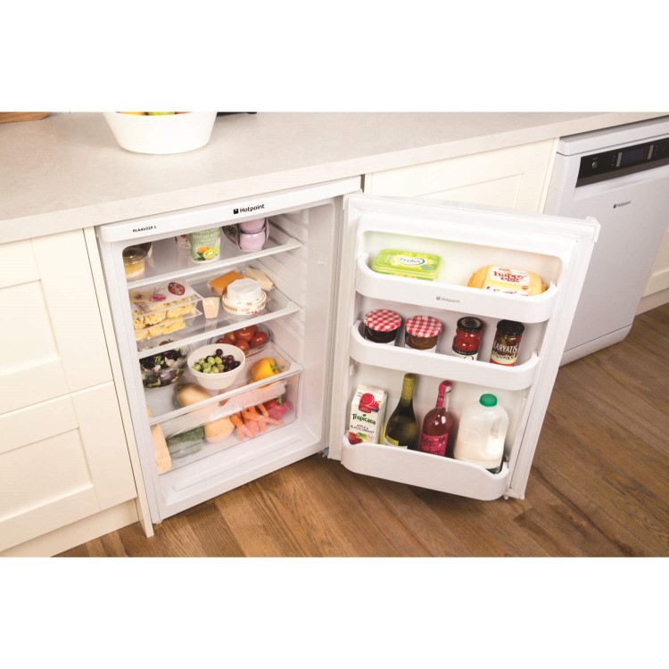 Hotpoint RLAAV22P1 55cm Wide Freestanding Under Counter Fridge - White