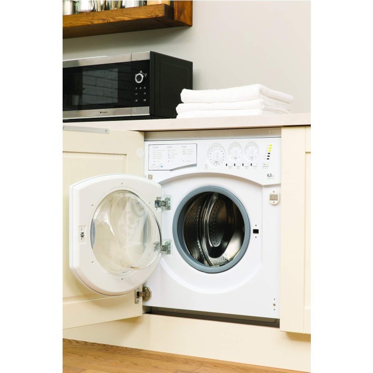 Hotpoint 6.5kg Wash 5kg Dry 1200rpm Integrated Washer Dryer - White