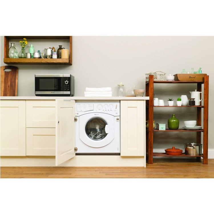 Hotpoint 6.5kg Wash 5kg Dry 1200rpm Integrated Washer Dryer - White