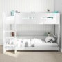 GRADE A1 - Sky White Bunk Bed - Ladder Can Be Fitted Either Side!