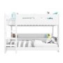 GRADE A1 - Sky White Bunk Bed - Ladder Can Be Fitted Either Side!