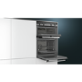 Refurbished Siemens iQ500 MB535A0S0B 60cm Double Built In Electric Oven Stainless Steel
