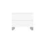 Jenson White High Gloss 2 Drawer Bedside Drawers