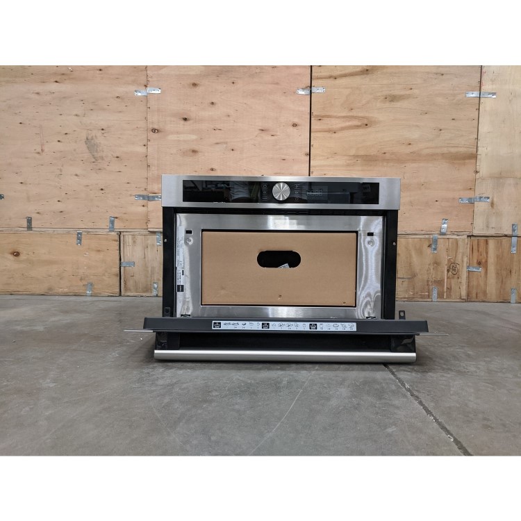 Refurbished Hotpoint MD454IXH Built In 31L With Grill 1000W Microwave Oven Stainless Steel