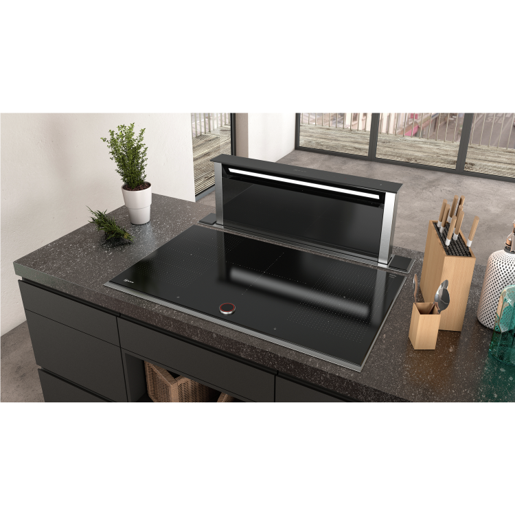 Refurbished Neff D95DAP8N0B Downdraft Cooker Hood - Black