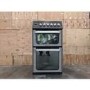 Refurbished Hotpoint HUE52GS 50cm Double Oven Electric Cooker With Ceramic Hob Graphite