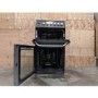 Refurbished Hotpoint HUE52GS 50cm Double Oven Electric Cooker With Ceramic Hob Graphite