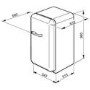 Smeg FAB10RUJ 55cm Wide Retro Style Right Hinge Freestanding Fridge - Union Jack