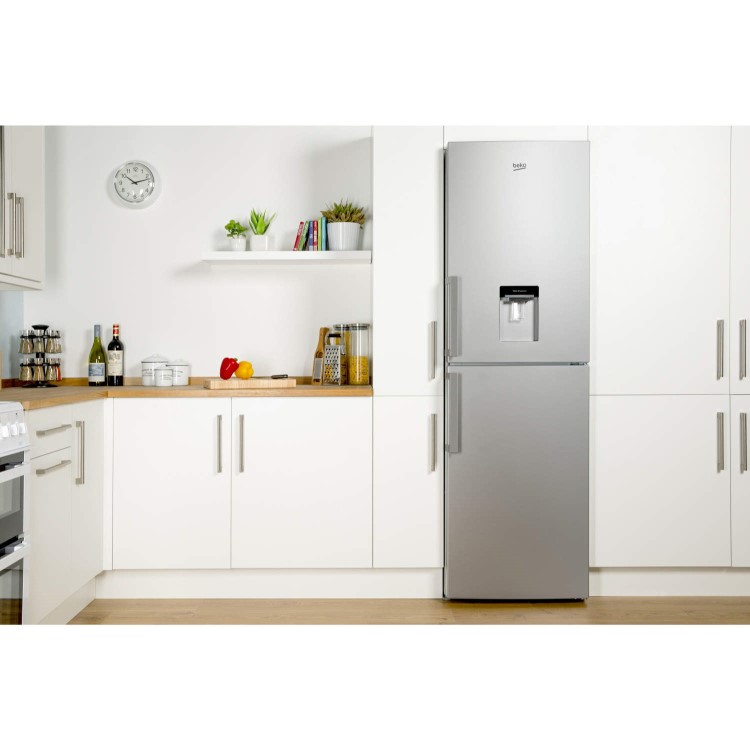Beko CFP1691DS 191x60cm Frost Free Freestanding Fridge Freezer With Non-plumbed Water Dispenser