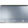 Smeg MP122N Linea 21L Black Glass Microwave with Grill and side opening door -320mm depth