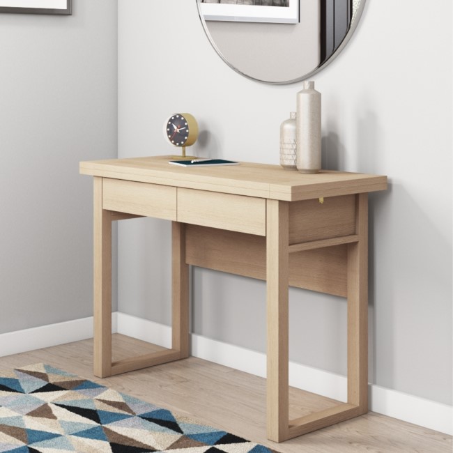 New Town Oak Multi-Functional Console Table