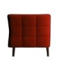 Hedy Red Fabric 3 Seater Sofa - Retro Inspired