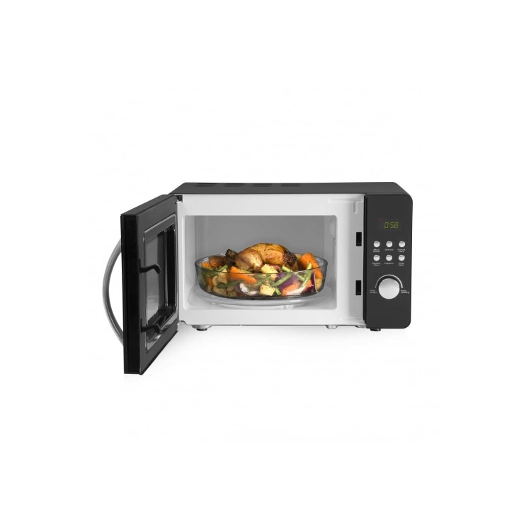 Tower T24012 800 Watt 20 Litre Freestanding Microwave Oven - Black
