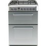 Refurbished Indesit KDP60SES 60cm Double Oven Dual Fuel Cooker Stainless Steel