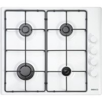Beko HIZG64120SW 60cm Wide 4 Burner Gas Hob - White