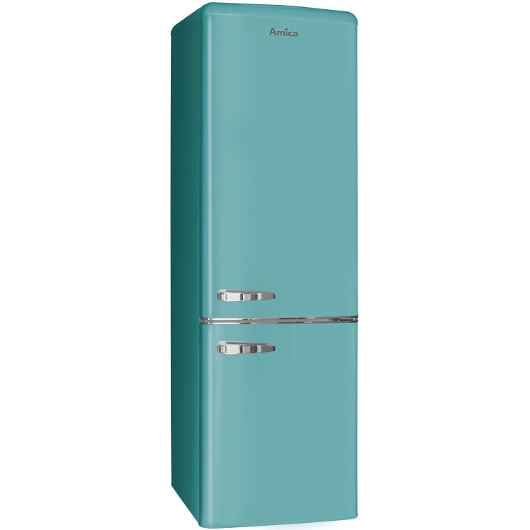 Refurbished Amica FKR29653DEB Freestanding 244 Litre 60/40 Fridge Freezer