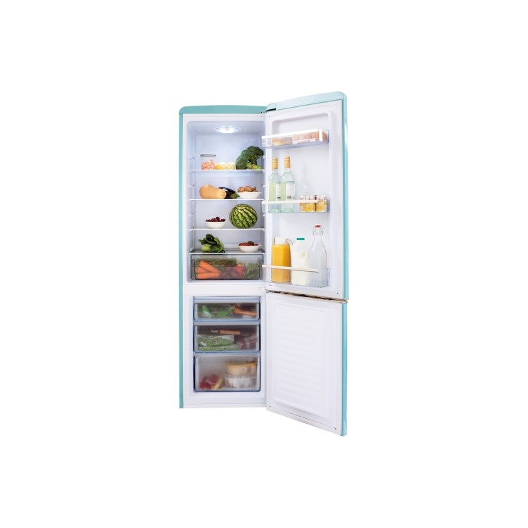 Refurbished Amica FKR29653DEB Freestanding 244 Litre 60/40 Fridge Freezer