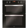 CDA DC740BL Electric Built Under Fan Double Oven With Touch Control Timer - Black