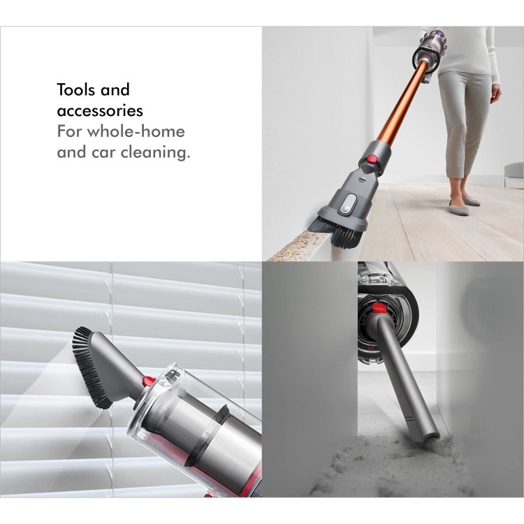 Dyson V10 Cyclone Absolute Cordless Stick Vacuum Cleaner - Grey And Red