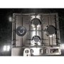 Refurbished Bosch Serie 6 PCI6A5B90 60cm 4 Burner Gas Hob Stainless Steel