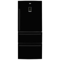 Beko ASML142B American Style 74cm Wide Multi Door Freestanding Fridge Freezer - Black