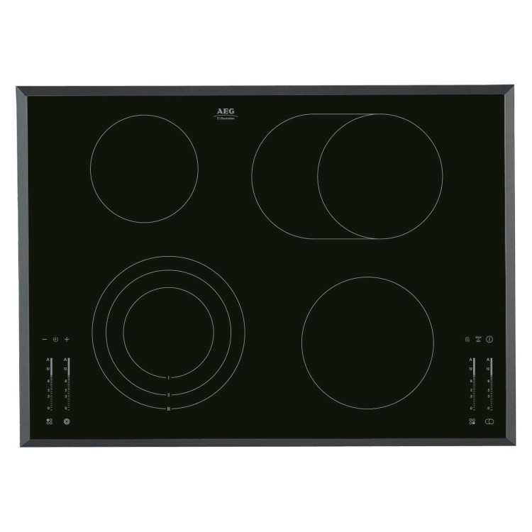 AEG 71cm 4 Zone Ceramic Hob with Bevelled Edge