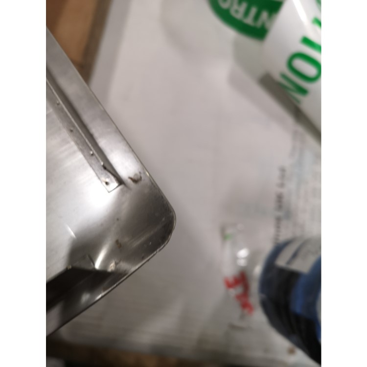 GRADE A2 - CDA KVF21RSS Designer Single Extra Large Bowl Sink Flush Fit - Right Hand Drainer