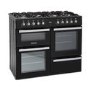 Montpellier MDF100K 100cm Dual Fuel Range Cooker - Black