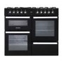 Montpellier MDF100K 100cm Dual Fuel Range Cooker - Black