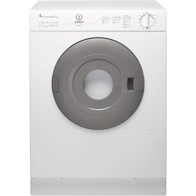 INDESIT IS41V 4kg Compact Front Vented Tumble Dryer - Polar White