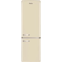 Refurbished Amica FKR29653C Retro Style 60/40 250L Freestanding Fridge Freezer - Cream