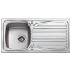 Reversible Stainless Steel Single Bowl Kitchen Sink with Single Lever Kitchen Sink Mixer Tap