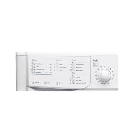 Refurbished Indesit EcoTime IWDC6125 Freestanding 6/5KG 1200 Spin Washer Dryer White