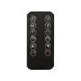 Black Wall Mounted Electric Fireplace with Open Front 72 Inch -  AmberGlo