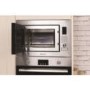 GRADE A1 - Hotpoint MWH2221X 24 Litre Microwave With Grill - No-stain Stainless Steel