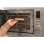 GRADE A1 - Hotpoint MWH2221X 24 Litre Microwave With Grill - No-stain Stainless Steel