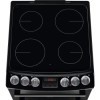 Zanussi 55cm Double Oven Electric Cooker with Catalytic Liners - Stainless Steel