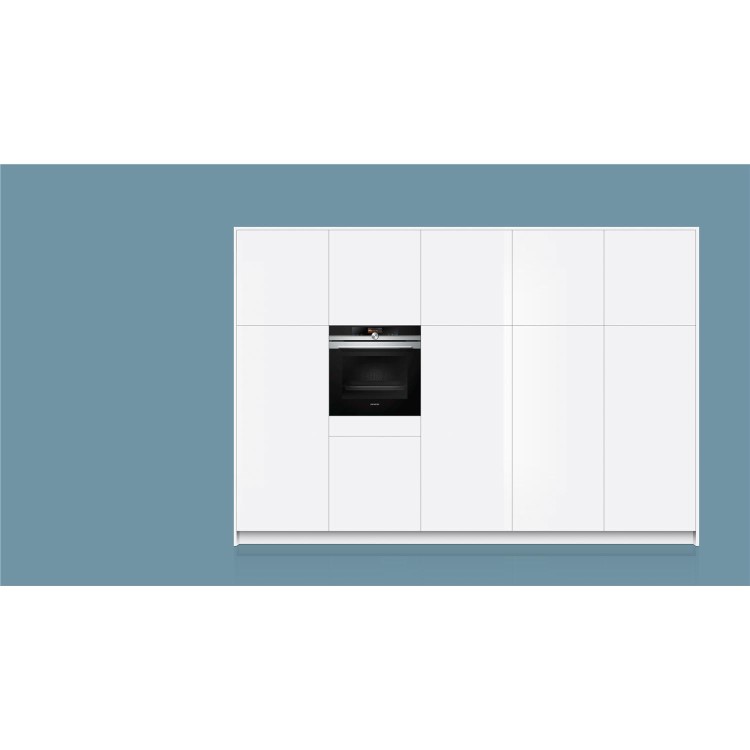 Siemens HB676GBS6B iQ700 Built In Electric Single Oven - Stainless Steel