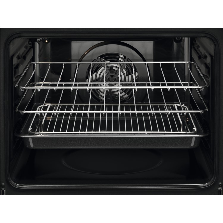 Refurbished Zanussi ZOB35471XK Multifunction 60cm Single Built In Electric Oven With Touch Control Programmable Timer Stainless Steel