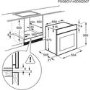 Refurbished Zanussi ZOB35471XK Multifunction 60cm Single Built In Electric Oven With Touch Control Programmable Timer Stainless Steel
