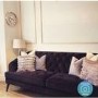 Chesterfield Sofa in Dark Purple Velvet - 3 Seater - Inez