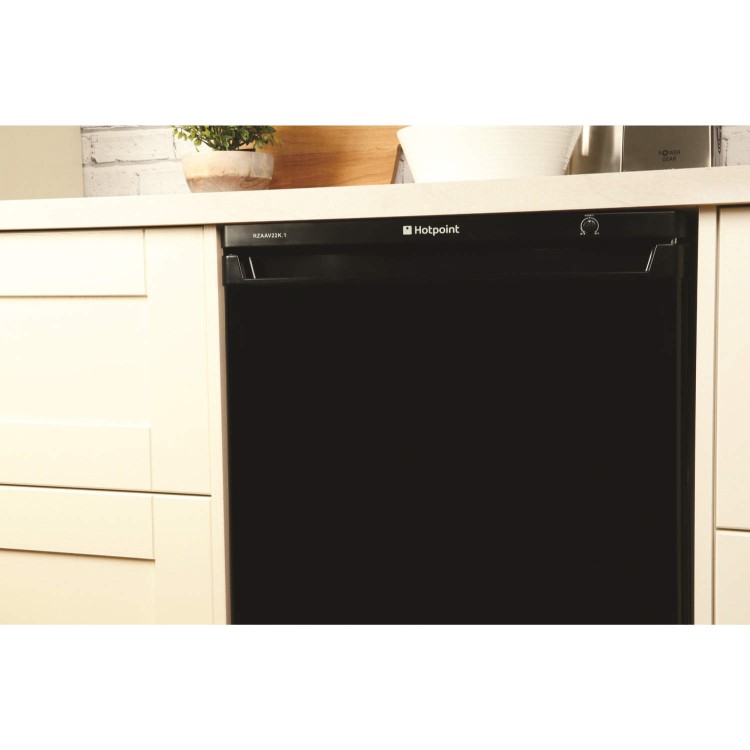 Hotpoint RZAAV22K 55cm Wide Freestanding Under Counter Freezer - Black