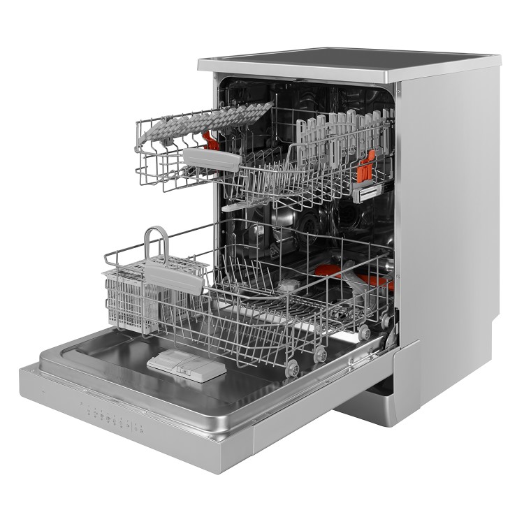 HOTPOINT HFC3C26WSV 14 Place Extra Efficient Freestanding Dishwasher - Silver
