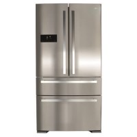 CDA PC870SS American Style 2 Door Fridge With Pullout Freezer Drawers - Stainless Colour -